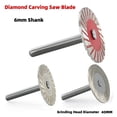 thumbnail image 3 of 1Pc 6mm Shank Circular Saw Blade Wood Metal Stone Cutting Discs with Mandrel, 3 of 7