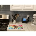 thumbnail image 2 of Yorkshire Terrier Hippie Dawg Glass Cutting Board Large 12 in x 15 in, 2 of 5
