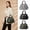 C01-Black, variant on Women’s Tote Handbag PU Leather Satchel Shoulder Crossbody Purse with Charm Pendant – Large Capacity Work & Travel Bag(Black)