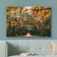 thumbnail image 3 of Canvas Print Wall Art Autumn Fall Orange Hanging Tree Canopy Nature Wilderness Photography Realism Earth Scenery Rustic Scenic Landscape Colorful for Living Room, Bedroom, Office - 12"x18", 3 of 5