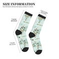 thumbnail image 3 of KLL World Travel Map Print Cool Socks Men's Women's Crew Socks Funny Crazy Novelty Stockings, 3 of 7