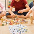 thumbnail image 3 of MOVTOTOP Melamine domino Set for Party Use Assorted Color Durable Lightweight Toy 28pcs, 3 of 8