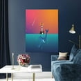 thumbnail image 5 of KLL Lighthouse and Whale Print Farmhouse Canvas Wall Art,Wall Decorations For Living Room Office Canvas Wall Decor for Home Decorations, 12'×16’’, 5 of 8