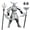 Silver, variant on 3D Printed Mechanical Jointed Doll with Swappable Hands and Legendary Weapons for Creative Display Decompression Table Decoration, Light Blue