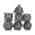thumbnail image 3 of Dados De Juego De Mesa De Metal, Juego De Dados De Metal Poliédrico De 7 Piezas Desplazamiento Equilibrado Exquisito De Larga Duración Para Juegos De Rol ANGGREK  Otros, 3 of 8