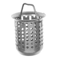 thumbnail image 1 of FELTECHELECTR Escurridor de fregadero: cesta de malla de acero inoxidable con asa para proteger el desagüe del fregadero, tapa de desagüe para cocina, baño y lavabo., 1 of 6