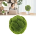 thumbnail image 2 of Uanit 2pc Moss Balls Decorative Bowl Fillers for Centerpiece Large Moss Balls Green Decorative Balls,8" Preserved Moss Ball for Wedding, Party, Events, Home, Hang as Christmas Decorations, 2 of 8