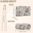 thumbnail image 4 of FORMRS Women Crossbody Purse with Chain Strap Vegan Leather Shoulder Handbag, Beautiful Floral, 4 of 7