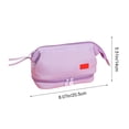 thumbnail image 3 of Ohmyroo Large Capacity Stationery Bag Multi Layer Pencil Case Organizer For Office Home Storage Multicolor 8 Inch, 3 of 6