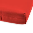 thumbnail image 2 of Jordan Manufacturing 73" x 22" Sangria Red Solid Rectangular Outdoor Chaise Lounge Cushion with Ties and Hanger Loop, 2 of 10