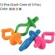 thumbnail image 5 of Carretes de hilo de bobina, soporte de clips de carrete de silicona para bordado de máquina de coser (multicolor) (12 piezas), 5 of 5