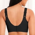 thumbnail image 5 of Women's Jelly Soft Wireless Push Up Bra,Full Supportive Coverage Lift Back for Older Women Black 2XL, 5 of 6