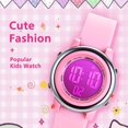 thumbnail image 5 of A ALPS Kids Watches 3D Cartoon Wristwatch for Girls Boys Digital Waterproof Wristwatch with 7 Color Lights Birthday Christmas Gift for Kids Ages 3-12, 5 of 7