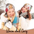 thumbnail image 4 of Lsque Christmas Gingerbread Cookies Pattern Knitted Beanie, Unisex Winter Hat, Knit Hat Winter Beanies Thick Fisherman Beanies Cuffed Plain Skull Caps, 4 of 6