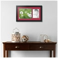 thumbnail image 2 of ArtToFrames Collage Photo Picture Frame with 1 - 8x10 - 5x7 Openings, Framed in Black with Rouge and Black Mats (CDM-3926-328), 2 of 8