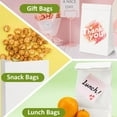 thumbnail image 4 of 50 Count - White Paper Bags Compatible with Packing Lunch & Snacks - Blank, 4 of 4