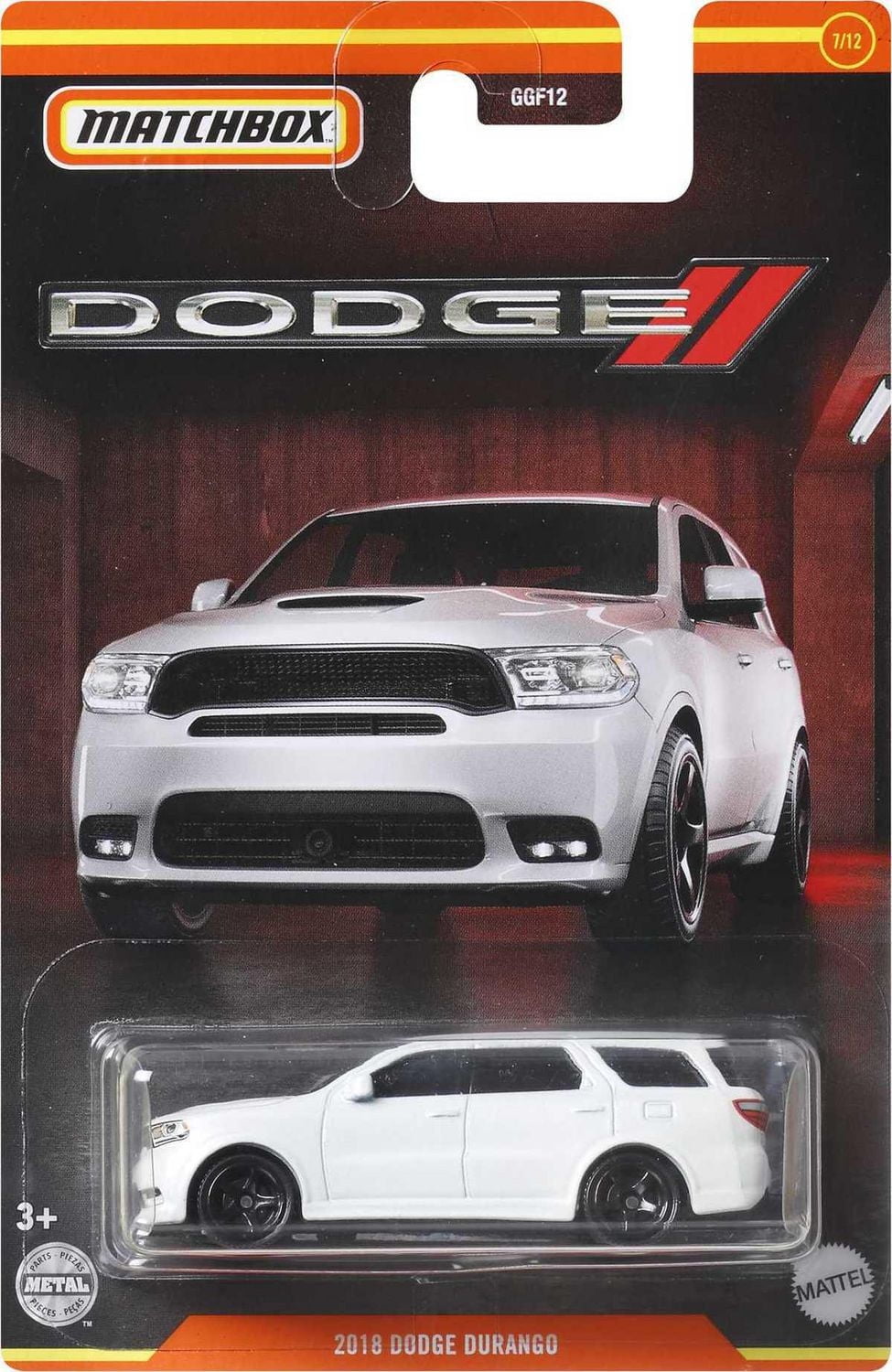 Matchbox 2018 Dodge Durango 1:64 Scale Vehicles for Toy Car Collectors & Kids Ages 3 Years Old & Up