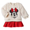 thumbnail image 2 of Disney Minnie Mouse Holiday Layered Look Dress and Tights Set Baby Size 9-12 Months Holiday, 2 of 3