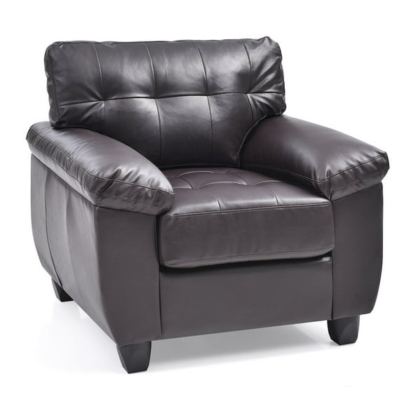 Glory Furniture Gallant Accent Chair in Cappuccino Color