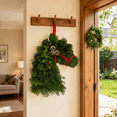 thumbnail image 4 of Handmade Horse Head Christmas Wreath – Rustic Farmhouse Equestrian Door Decor, Handcrafted Holiday Garland for Front Door, Porch & Entryway, Ideal Christmas Decoration, 4 of 10
