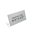 thumbnail image 3 of Azar 112761 8.5" W x 3.5" H L-Shaped Acrylic Sign Holder, 10Pack, 3 of 5