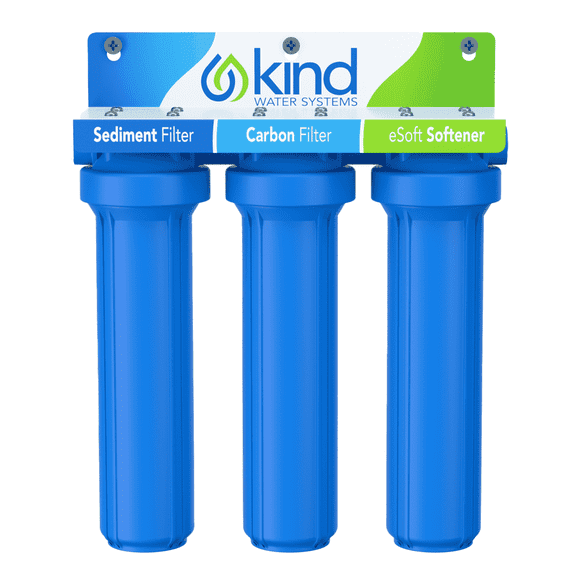 Kind Water Systems E-3000 Whole House Salt-Free Water Softener & Filter for City Water