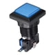 thumbnail image 5 of Botón de empuje para juegos 34x34 cuadrado 12V interruptor de botón iluminado LED con microswitch para juegos de video de arcade azul 1 pieza, 5 of 6