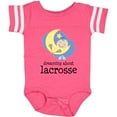 thumbnail image 3 of Inktastic Lacrosse Baby Dream About Boys or Girls Baby Bodysuit, 3 of 5