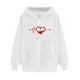 thumbnail image 1 of ICHUANYI Liquidación Mujer Moda Casual Manga Larga Estampado Sudadera con Capucha Tops Blusa ICHUANYI WER202308170721, 1 of 3