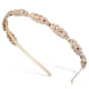 thumbnail image 1 of FELTECHELECTR Diadema de novia, diadema brillante, banda estrecha para el cabello, decoración brillante para el cabello de novia, accesorio para el cabello de boda, 1 of 5