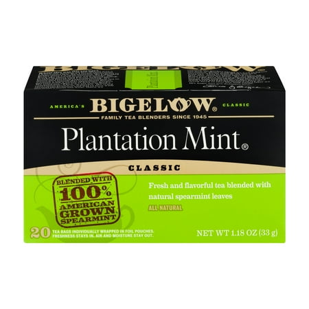 Bigelow Plantation Mint Classic Tea Bags - 20 CT20.0 CT