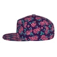thumbnail image 3 of Haiem Rose Flowers Classic Snapback Cap Flat Bill Hat Baseball Cap Adjustable Size Cotton Dad Hat, 3 of 9
