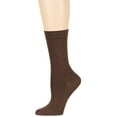 thumbnail image 5 of 7BIGSTARS KINGDOM Women's Bamboo Dress Socks - 4 Pack Large - Casual Crew Calf - Sock Size 10-12 Shoe Size 8-12 L Brown, 5 of 9