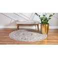 thumbnail image 4 of Rugs.com Oregon Collection Rug – 3 Ft Round Beige Low-Pile Rug Perfect For Kitchens, Dining Rooms, 4 of 9
