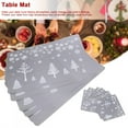 thumbnail image 2 of Ymiko Cup Mat,12pcs Christmas Printed Drinks Tea Cup Mats Coasters Teapot Placement Table Mat Decoration,Christmas Cup Mat, 2 of 9