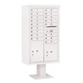 thumbnail image 6 of Salsbury Industries Pedestal Mounted 17 Units 20 Door 4C Horizontal Cluster Box Unit with 2 Parcel Lockers, 6 of 6