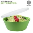 thumbnail image 5 of Loobuu Plastic Cereal Bowls with Dust-Proof Lid, Resuable Bowls for Kitchen, Set of 6, Microwave and Dishwasher Safe, for Soup, Oatmeal, Ramen, RV, Camping, College Dorm Room, 24 Oz, 5 of 7