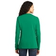 thumbnail image 2 of Port & Company Long Sleeve 54oz 100% Cotton TShirt (LPC54LS) Kelly Green, S, 2 of 6