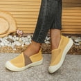 thumbnail image 6 of Orthopedic Shoes for Women, Women Wide Width Breathable Walking Comfortable Slip on Sneakers,Lightweight Sneaker Nurse Shoes Arch Support Sneakers Yellow 7.5, 6 of 7