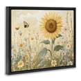 thumbnail image 2 of Stupell Industries French Country Sunflower Wonder Floral Meadow Black Floating Frame Canvas Art, 21 x 17, by Petals Prints Design, 2 of 7