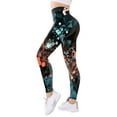 thumbnail image 3 of XIYON Yoga Pants Women Printed High Waisted Pants For Womens Tights Compression Yoga Running Fitness Leggings Leggings For Women, 3 of 5