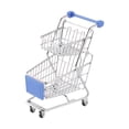 thumbnail image 3 of Mini carrito de compras Macarena carrito de compras juguetes Azul oscuro, 3 of 8