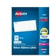 Avery White Address Labels for Laser Printers 1/2 x 1 3/4 20000/Box ...