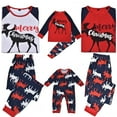 thumbnail image 5 of URMAGIC Christmas Matching Family Pajamas Women Men Deer Cotton Pjs Elk Clothes Sleepwear, 5 of 13