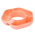 thumbnail image 3 of Snack Bowl Recipiente Silicona para Refrigerios Anillo 40 Oz () Naranja, 3 of 4