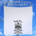 thumbnail image 2 of Funny Kitchen Tea Towels - Thank You for Making My Drinking Problem Seem Like a Super Fun Hobby - Humorous Flour Sack Dish Towel - Hilarious Cleaning Cloth for Beer Brewers and Brewmaster, 2 of 3
