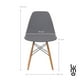 thumbnail image 4 of Set de Comedor Mesa Transparente con vidrio + 4 Sillas Eames gris, 4 of 8
