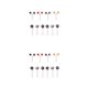 thumbnail image 1 of Matsuzay 10 Pieces Mini Eye Fruit Fork Stick Kitchen Gadgets Decor Plastic Toothpick Vegetable Children for Bar Party Favors 2piezas, 1 of 1