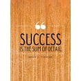 thumbnail image 2 of ArtsyQuotes 25x32 Gold Ornate Wood Framed with Double Matting Museum Art Print Titled - Harvey S. Firestone Quote: Success, 2 of 4