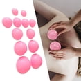 thumbnail image 6 of FITYLE 12x Silicone Vacuum Cupping Cup Silicone Can Puller Accessories Easy to Clean Strong Suction Flexible Elastic Cupping Device pink, 6 of 10